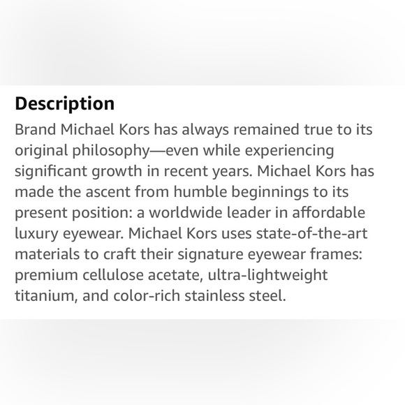 Michael Kors Glasses - Picture 4 of 4